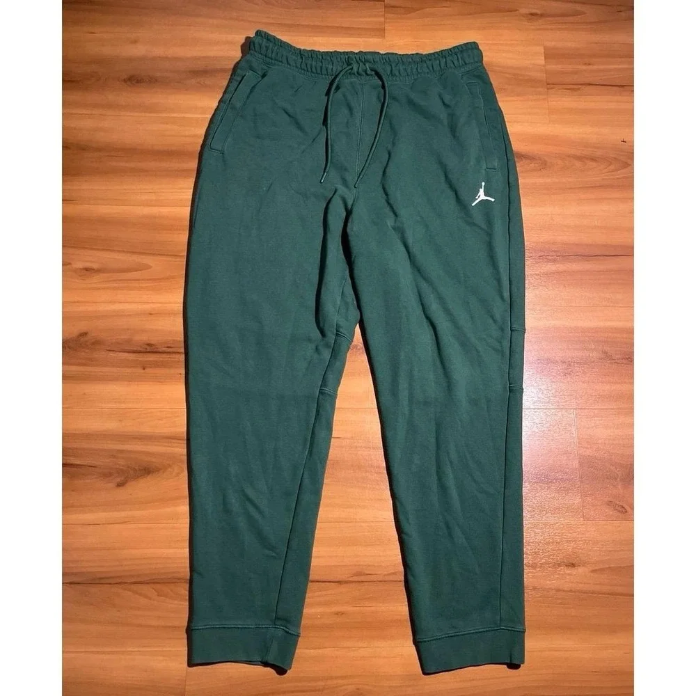 Jordan Sweatpants Men's Green Athletic Joggers
